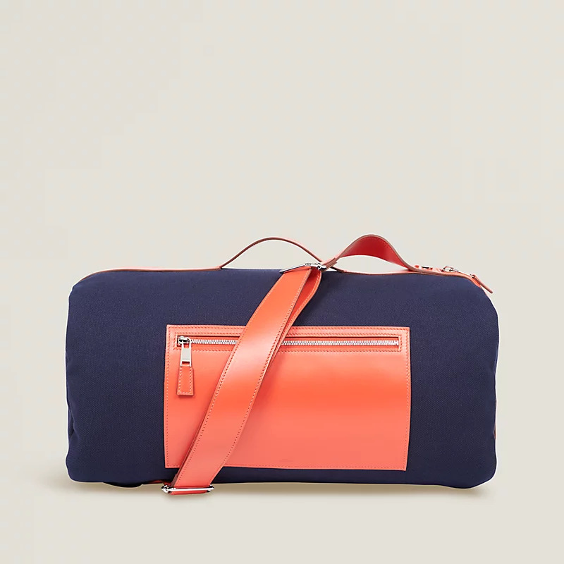 Túi Hermes Odyssee Terre Duffle Bag Nữ Xanh Navy